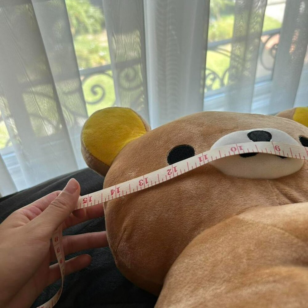 Large Rilakkuma hugging lemon slice plush - Picture 5 of 5